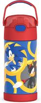 Garrafa Térmica Thermos Sonic Importada Original Vermelha para Crianças - 12 Onças Garrafa Térmica Thermos Sonic Importada Original Vermelha para Crianças - 12 Onças