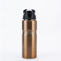 Garrafa Térmica Thermos Stainless Vancouver King Ouro 710ML