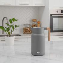 Garrafa Térmica Thika Ecowood Florença 1 Litro Cor Cinza Garrafa Térmica Thika Ecowood Florença 1 Litro Cor Cinza