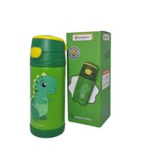 Garrafa Térmica Top Handle 350 ml c/adesivo DINOSSAURO- ZC