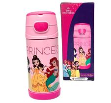 Garrafa Térmica Top Handle Princesas Disney 18Cm - 350Ml Zc Garrafa Térmica Top Handle Princesas Disney 18Cm - 350Ml Zc