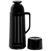 Garrafa Térmica Topázio 1 Litro Preto Soprano Garrafa Térmica Topázio 1 Litro Preto Soprano