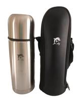 Garrafa Térmica Total Inox Com Tampa Copo E Capa 500ml