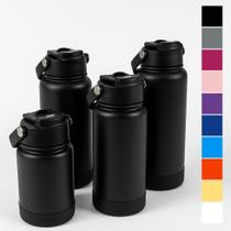 Garrafa Térmica TR-007 800ml Aço Inox com Protetor de Silicone