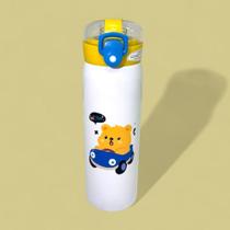 Garrafa Térmica TR-012 550ml Infantil em Alumínio com Canudo Antivazamento