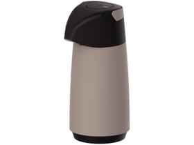 Garrafa Térmica Tramontina 1L Exata Bege e Preta