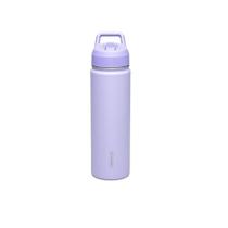 Garrafa Térmica Tramontina com Canudo 650 ml Lilás Garrafa Térmica Tramontina com Canudo 650 ml Lilás