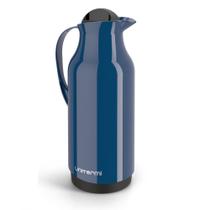 Garrafa Térmica Unitermi Siena 1L Vidro: Conserva Quente 8h / Frio 12h, Antigota Garrafa Térmica Unitermi Siena 1L Vidro: Conserva Quente 8h / Frio 12h, Antigota