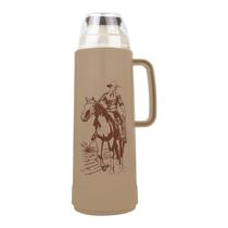 Garrafa Térmica Use Farroupilha Bege Cavalo 1 litro Mor