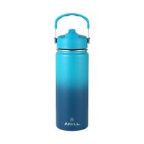 Garrafa Térmica Vácuo Straw Flask Arell 532ml Ocean Blue