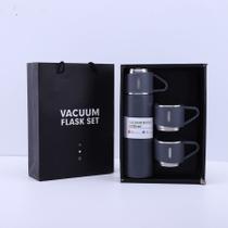 Garrafa Térmica Vacuum Inox 500ml P/ Suco Café Com 3 Xícaras