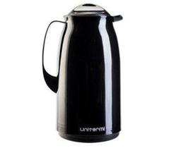 Garrafa Térmica Veneza 1 Litro Garantia Preta Café e Chá Unitermi