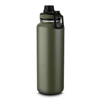Garrafa Térmica Verde 1,2L com Alça - Ideal para Manter Suas Bebidas na Temperatura Perfeita!