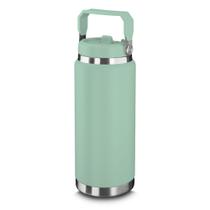 Garrafa Térmica Verde 900ml - Aço Inox para Bebidas Sempre na Temperatura Certa Garrafa Térmica Verde 900ml - Aço Inox para Bebidas Sempre na Temperatura Certa