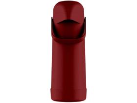 Garrafa Térmica Vermelha Magic Pump 1L Quente Frio Café Termolar Garrafa Térmica Vermelha Magic Pump 1L Quente Frio Café Termolar
