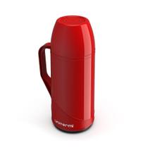 Garrafa Térmica Vermelho 500Ml Chá Água Café Chimarrão