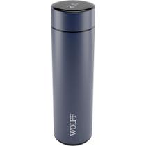Garrafa Térmica Wolff de Aço Inox Azul 500ml Garrafa Térmica Wolff de Aço Inox Azul 500ml