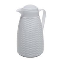 Garrafa Térmica Wolff New Rattan 400ml Branca Plástico