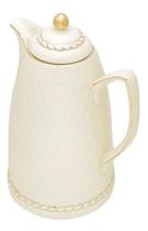 Garrafa Térmica Wolff Renda De Porcelana Creme