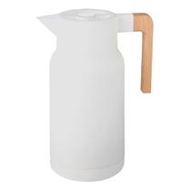 Garrafa Térmica Wood Fashion Branca Glass 1 Litro Termopro Garrafa Térmica Wood Fashion Branca Glass 1 Litro Termopro