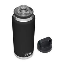 Garrafa Térmica YETI Rambler 1020ml - Aço Inox com Tampa Chug - Preta