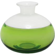 Garrafa Thyara Decorativa Vidro 15x17x17cm Verde