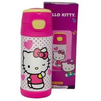 Garrafa Top Handle Hello Kitty C/ Canudo Zona Criativa Térmica