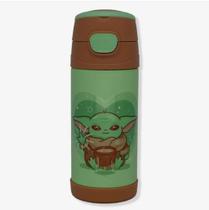 Garrafa top handle infantil 350ml baby yoda Garrafa top handle infantil 350ml baby yoda