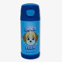 Garrafa Top Handle Infantil 350ml Com Adesivo Eu Amo Dogs 10073117 Garrafa Top Handle Infantil 350ml Com Adesivo Eu Amo Dogs 10073117