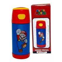 Garrafa Top Handle Infantil 350ml Super Mario