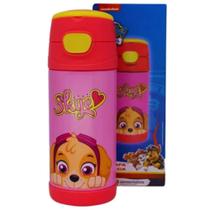 Garrafa Top Handle Skye Patrulha Canina C/ Canudo Zona Criativa