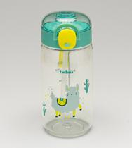 Garrafa Tritan 450ml Twibex Canudo Tampa Bebê Infantil Hidratação Fácil Uso Confortável Seguro