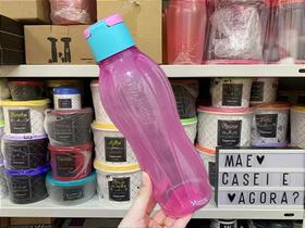 Garrafa tupperware eco tupper 1l rosa