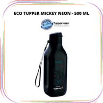 Garrafa Tupperware Eco Tupper Quadrada Mickey - 500 Ml