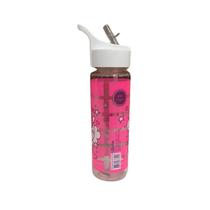 Garrafa Unicórnio Squeeze Flip Top Pet 700 Ml Juvenil Rosa