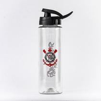 Garrafa Vai Corinthians Oficial Licenciada Transparente