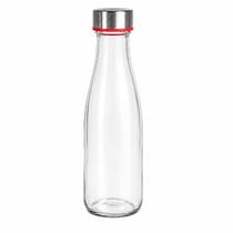 Garrafa Vidro 550ml Reutilizável Tampa Inox Premium Garrafa Vidro 550ml Reutilizável Tampa Inox Premium