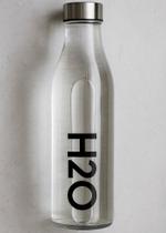 Garrafa Vidro 750ml H2O Perfeita Para Hidratacão