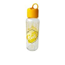 Garrafa Vidro Academia Squeeze Com Alça Água Suco Shake Livre de Bpa 390ml