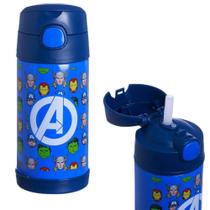 Garrafa Vingadores Térmica 400ML Oficial Marvel - Zona Criativa