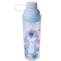 Garrafa vip com tampa rosca 660ml Stitch Plasutil ref.17049