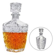 Garrafa Whisky Vidro Transparente Cristal Licor Transparente