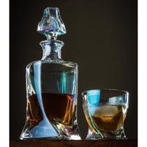 Garrafa Wolff Tortile de Cristal para Whisky 750ml Garrafa Wolff Tortile de Cristal para Whisky 750ml