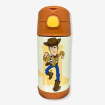 Garrafa Woody Toy Story Click com canudo licenciado