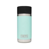 Garrafa YETI Rambler 340ml, Inox, Isolamento a Vácuo, Tampa Hot Shot, Azul Marello