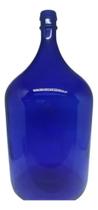 Garrafao antiguidade vidro azul 4,6 litros