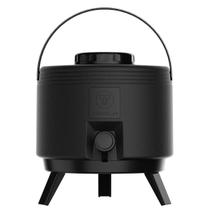 Garrafao Botijao 6 Litros C/ Torneira E Tripe Preto Termolar