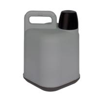 Garrafão Térmico 5 Litros Cinza com Preto - MOR Garrafão Térmico 5 Litros Cinza com Preto - MOR