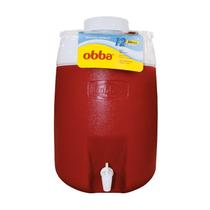 Garrafão Térmico Vermelho com Torneira Global Sol 12l - Obba Garrafão Térmico Vermelho com Torneira Global Sol 12l - Obba