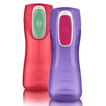 Garrafas de água Contigo AUTOSEAL Trekker Kids 414ml, pacote com 2